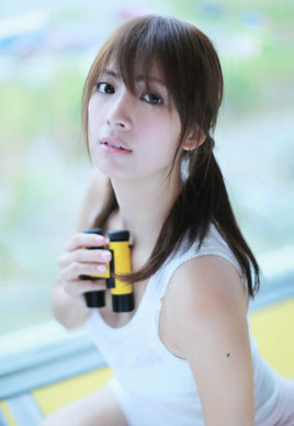 马尾女孩最无敌 台湾宅男女神阿喜演绎"马尾控"[9p]