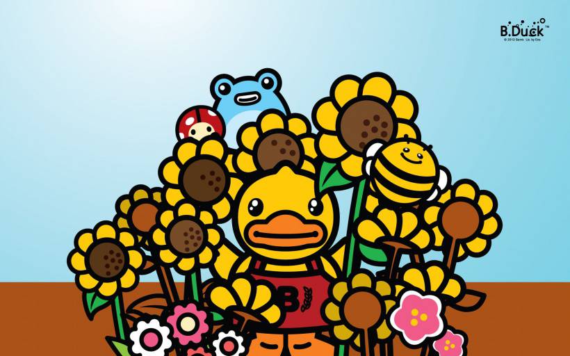 大黄鸭超可爱卡通高清桌面壁纸第4页