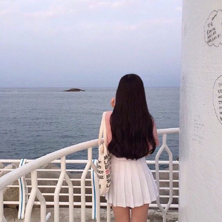 轻龄小清新女生背影图合集