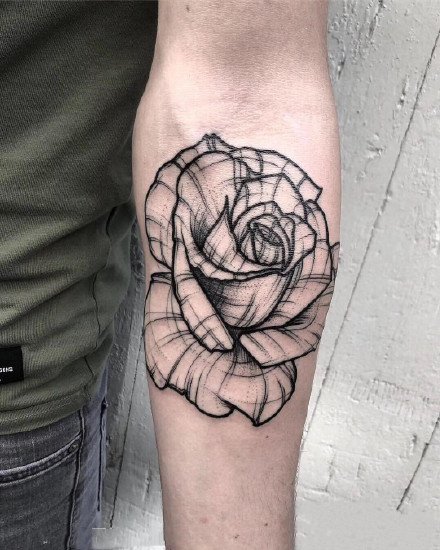 16组创意欧美黑灰小图纹身作品欣赏第12页 - 85814图库