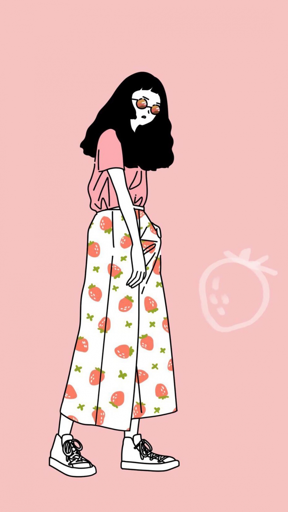 唯美简约手绘高清手机壁纸欣赏