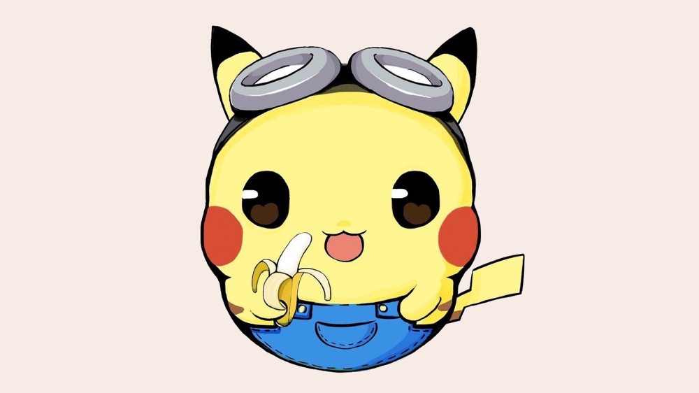 超可爱的皮卡丘卡通图片壁纸