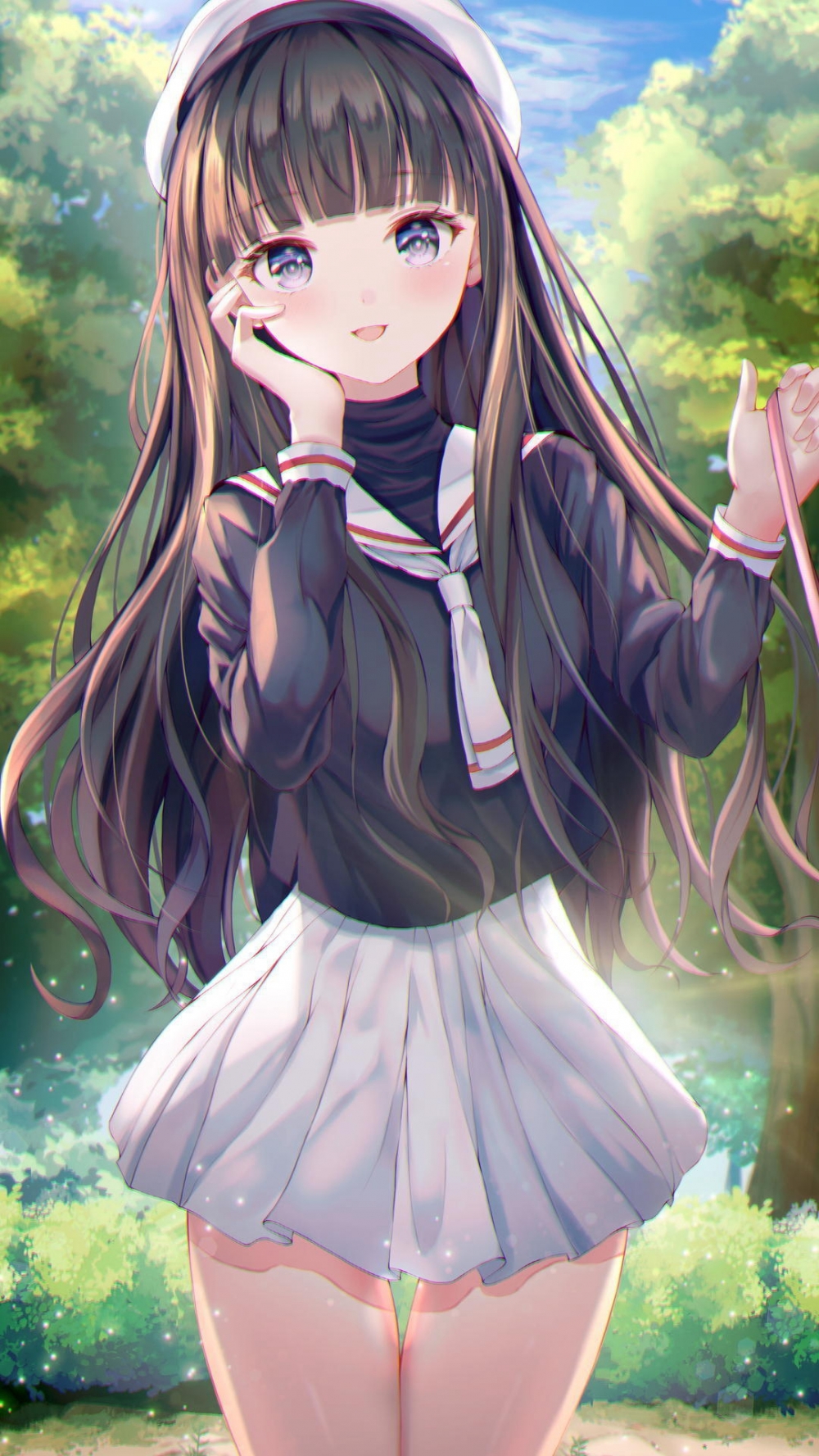 动漫美女精致唯美插画手机壁纸第6页