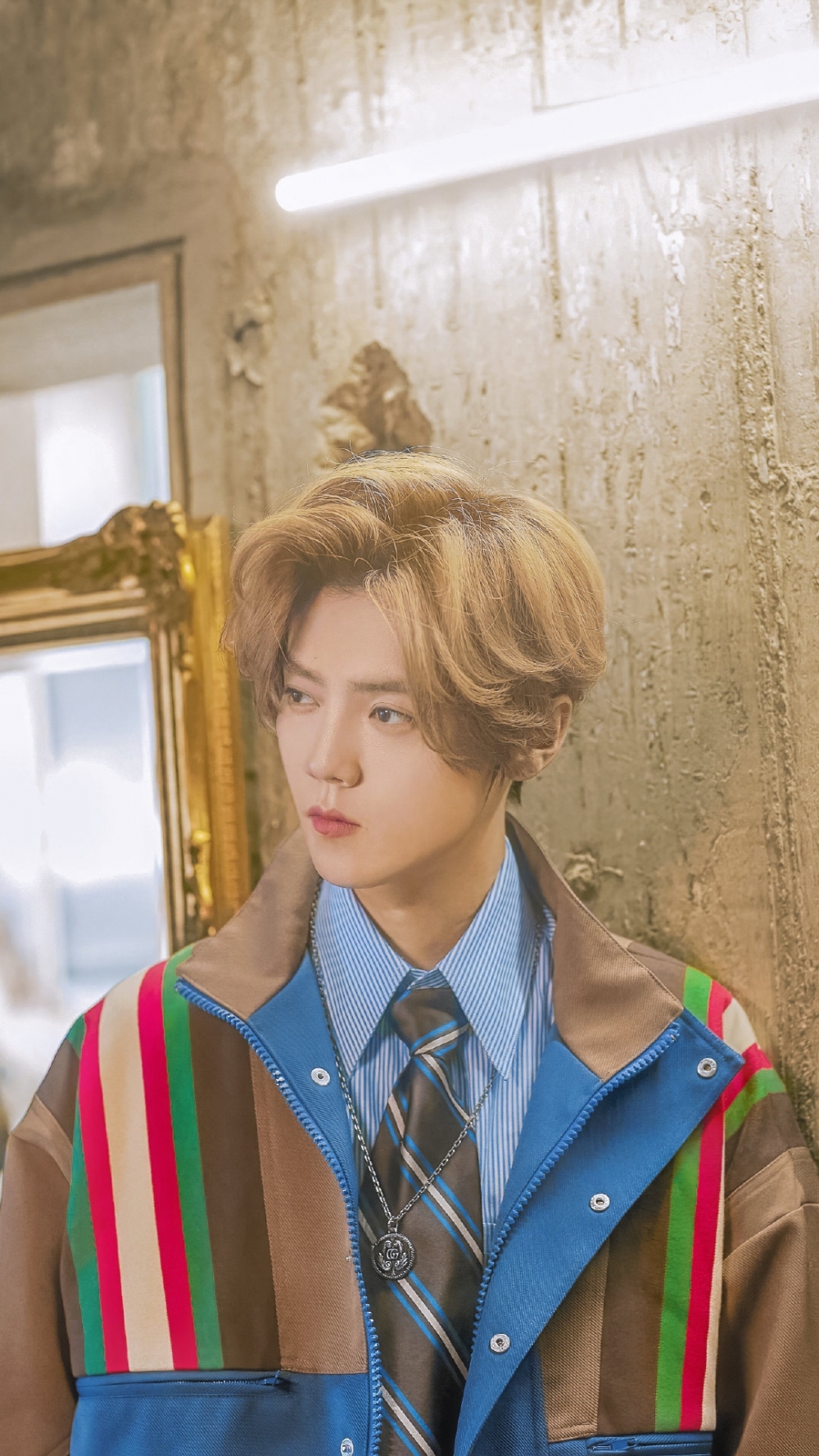 明星帅哥鹿晗复古时尚潮流图片第3页