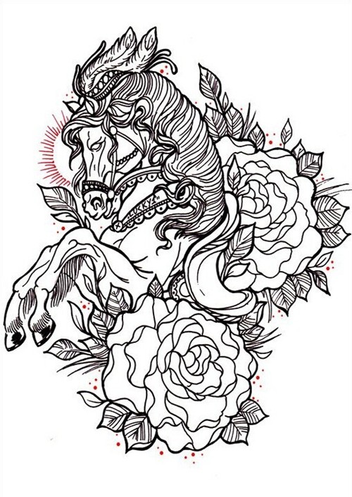 一组时尚个性的纹身手稿第7页